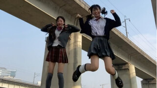 和好朋友一起跳了more jump more！！！！