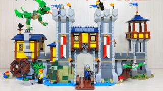 [Soul Water Fishing] LEGO 31120 Medieval Castle / 3in1 Series 2021 Flagship Set Main Mode Review