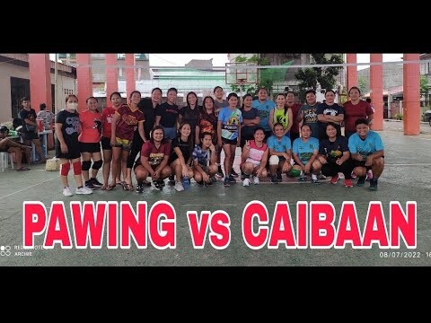 Pawing vs Caibaan Volleyball Game