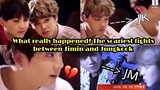 JIKOOK / What really happened? Fight between Jimin and Jungkook during a photo shoot and in Manila