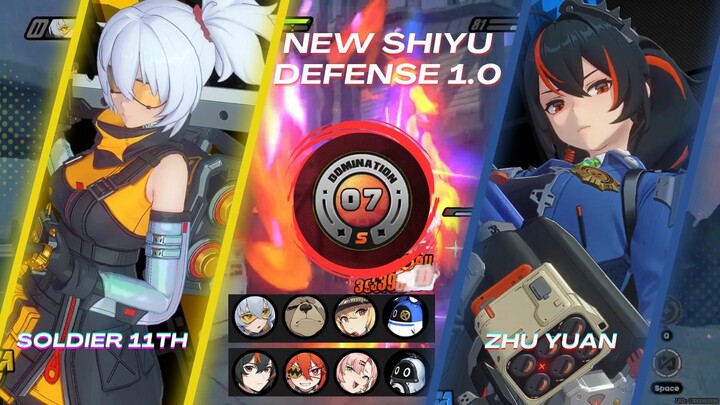 New Shiyu Defense 1.0 Soldier 11th & Zhu Yuan | Zenless Zone Zero