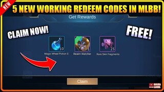 CLAIM! 5 NEW WORKING REDEEM CODES THIS SEPTEMBER 2021 - MLBB