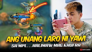 ANG UNANG LARO NI YAWI SA MPL, SOBRANG AGGRESSIVE MAG KHUFRA