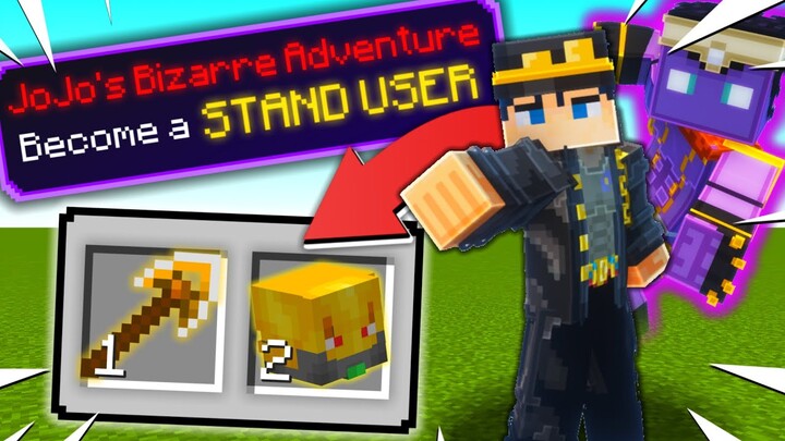 I Became an ENEMY STAND USER in Jojo's Bizarre Adventure Minecraft!