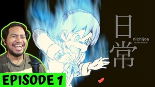 SO CUTE AND EPIC! 😍🤣 I'M IN! | Nichijou Episode 1 [REACTION]