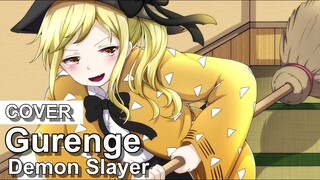 Demon Slayer : Kimetsu no Yaiba OP - Gurenge (LiSA) | Cover by Noruworld : [Romaji + English lyrics]