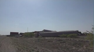 No injuries reported in train derailment west of Pyote