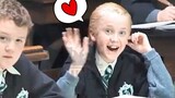 [Sorotan Harry Potter] Draco Malfoy Master sangat imut melambaikan tangan & tawa kecil yang manis So