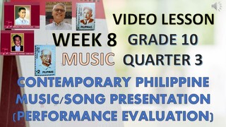 Music 10 week 8 3rd quarter CONTEMPORARY PHILIPPINE MUSIC