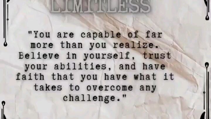 You are Limitless