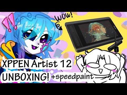 XP PEN Artist 12 Unboxing + SpeedPaint! [My first screen display tablet-] Watch me talk nonsense