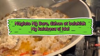 Luto si Idol Ng talbos at bulaklak Ng kalabasa