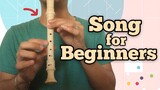 Recorder for Beginners with Letter Notes and So-fa Syllables