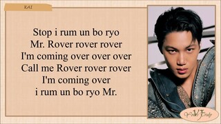 KAI 카이 'Rover' Easy Lyrics