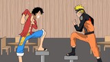 IF NARUTO MEETS LUFFY ( ILUSTRATION )