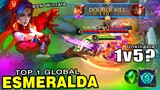 93% Winrate! Top 1 Global Esmeralda | Blazing Shadow Epic Skin Gameplay by Ninsei ~ Mobile Legends