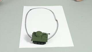 [Never play] A small tank that can run along the line quickly solves the problem of human philosophy