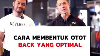 cara membentuk otot back