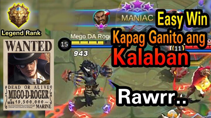 Roger lang malakas auto Maniac Gameplay - Mobile Legends