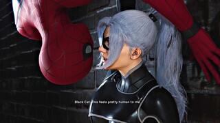 Spider-Man PS4 - All Black Cat Cutscenes The Love Story (Spiderman Black Cat The Heist DLC) PS4 Pro