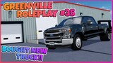 I BOUGHT A NEW TRUCK?! || Greenville Roleplay #35 || Greenville ROBLOX