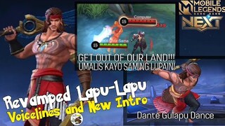 UMALIS KAYO SAMING LUPAIN! LAPU LAPU NEW VOICELINES AND NEW ENTRANCE ANIMATION REVAMPED LAPU LAPU ML