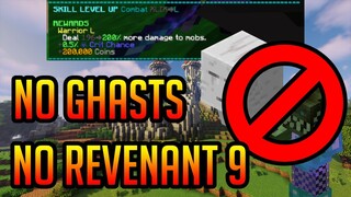 GETTING COMBAT 50, NO GHASTS, NO REVENANT 9?! | Hypixel Skyblock