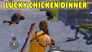 Lucky Chicken Dinner | Gameplay with Handcam | PUBG Mobile - IPAD Mini 5