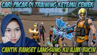 PRANK CARI PACAR DI TRAINING KETEMU CEWE CANTIK LANGSUNG DI AJAK BUCIN |FREE FIRE PRANK