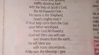 Daily Verse.                  Genesis 49:22-26