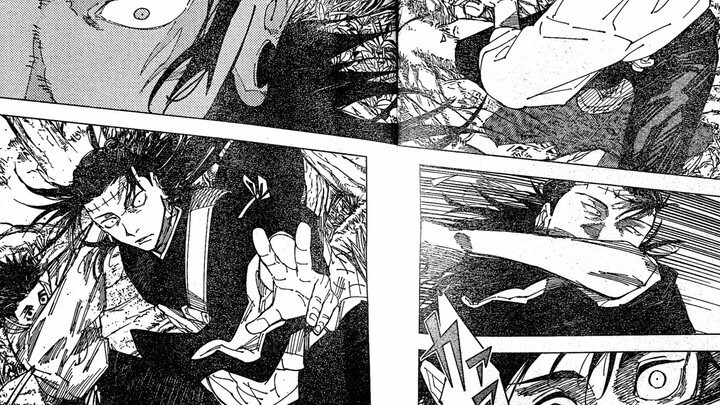 The complete version of Jujutsu Kaisen manga chapter 243: Otosu sneak attack, brain-sucking lunch, b