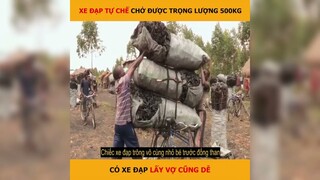 Có xe đạp là lấy được vợ, Xe đạp tự chế bằng gỗ có thể chở được hơn 500kg | LT Review