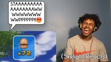 I Never Heard Him Scream This Loud LOL | My Wii Sports World Record | (Skylight Reacts)