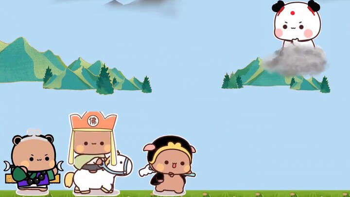 One Two Bubu Bear Travels: Red Boy Appears, One Two Bubu Emoticon Pack Original Animation