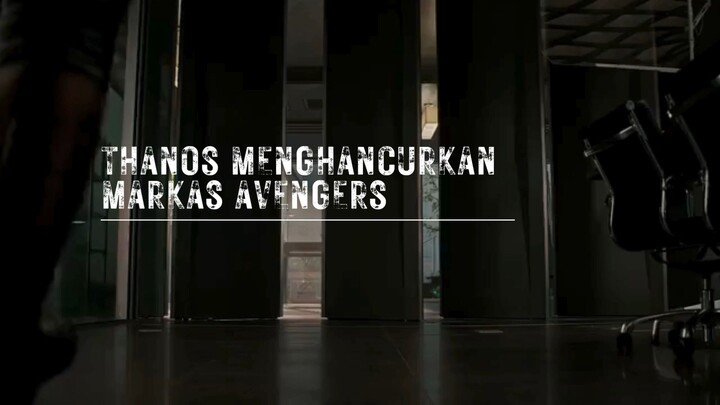 Momen thanos menghancurkan markas avengers