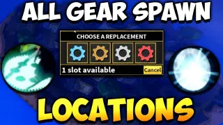 All Gear Spawning Locations | Race V4 | Blox Fruits