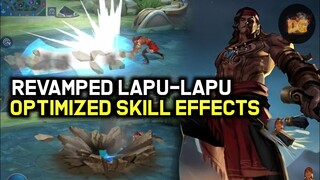 NEW REVAMPED LAPU-LAPU OPTIMIZED SKILL EFFECTS USING 3D VIEW in Mobile Legends