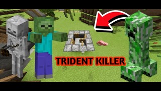 |HOW TO MAKE TRIDENT KILLER| MINECRAFT|