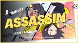 1 Minute Assassin ilust making