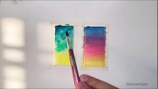 Watercolour tutorial pt 1 (rahsia cara macam mana aku blend)