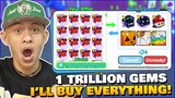 I HAVE '1 TRILLION GEMS' I'LL BUY EVERYTHING EXCLUSIVE PETS in ROBLOX PET SIMULATOR X
