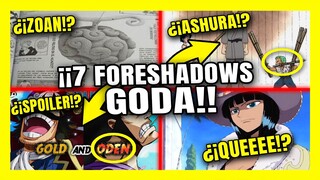 ¡¡NADIE HABÍA NOTADO ESTO!! 😱😱 ¡¡LOS 7 MEJORES FORESHADOWS DE ODA EN ONE PIECE!! (Parte 7) ✅✅