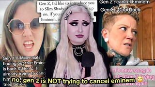 Gen X & Millennials Think Gen Z is ‘Trying to Cancel’ Eminem..