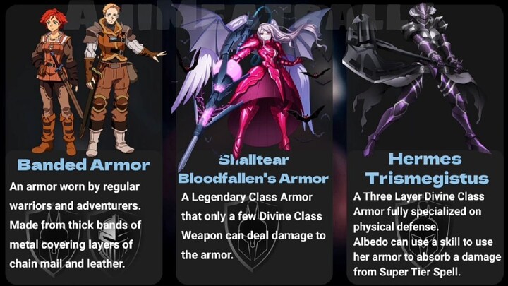 Armor's in Overlord Anime (Trivia & Facts)