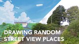 Drawing Random Google Street View Places [Episode 1]