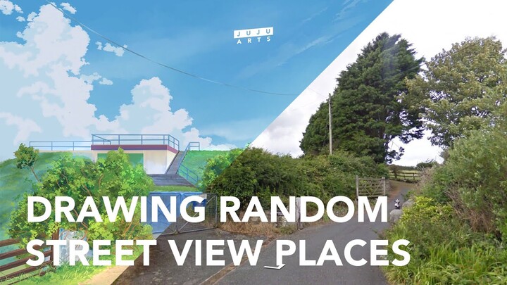 Drawing Random Google Street View Places [Episode 1]