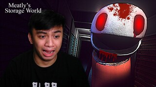 SOBRANG BILIS TUMAKBO NG MASCOT NA TO! | Playing Meatly's Storage World Horror Indie Game