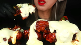 【Gadis Hebat】 Potong |. Ayam Goreng dengan Mukbang Saus Keju Manis