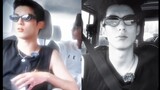 I can’t stand it! He looks so handsome even in a car. Sleeveless + sunglasses, put it on and look st