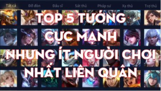 Top 5 Tướng Cực Mạnh Nhưng Ít Người Chơi Nhất Liên Quân   Chiến Nát